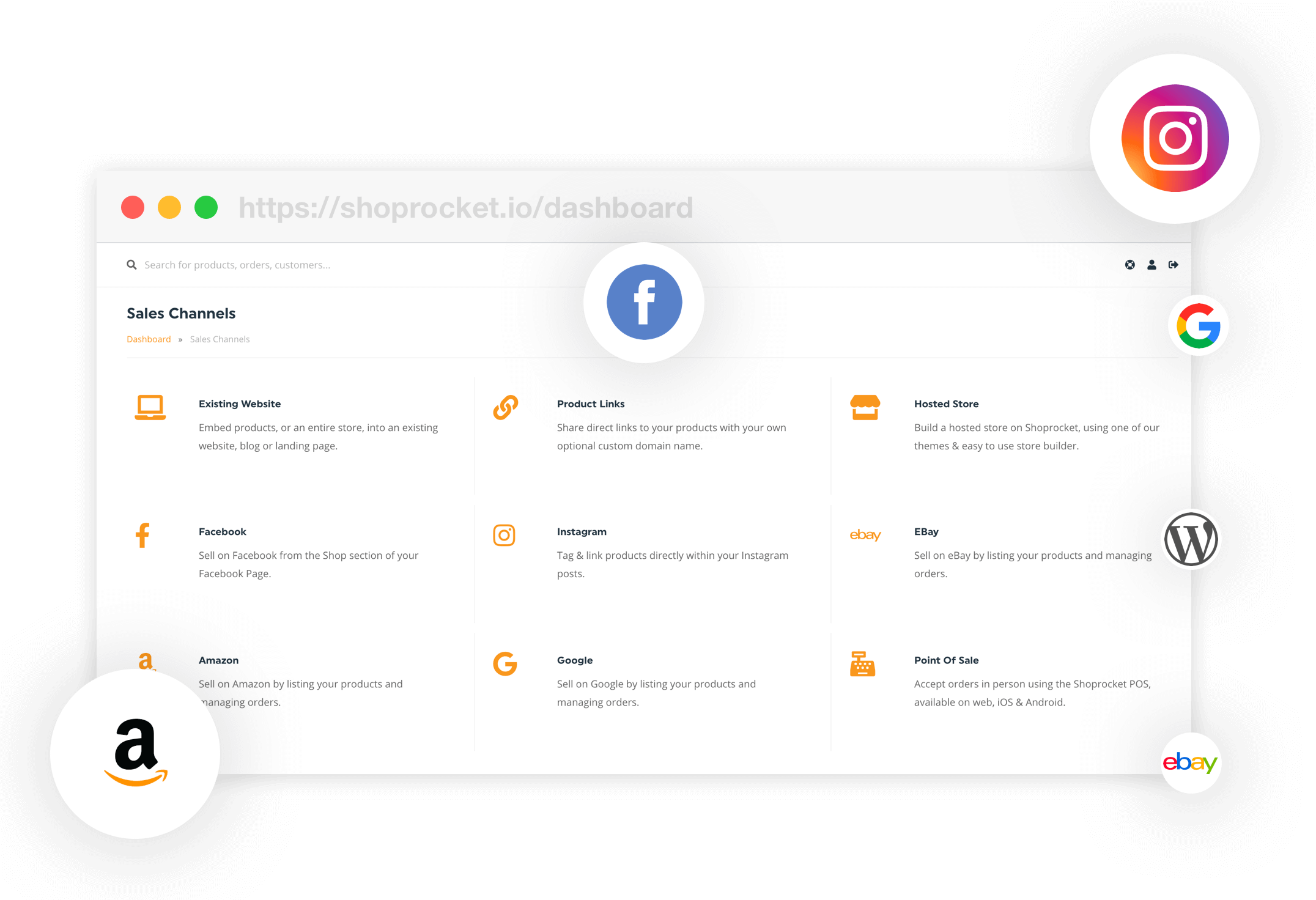 Sell products on multiple channels Sell products mutliple channels