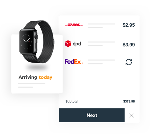 Real time shipping for online stores Real time shipping for online stores
